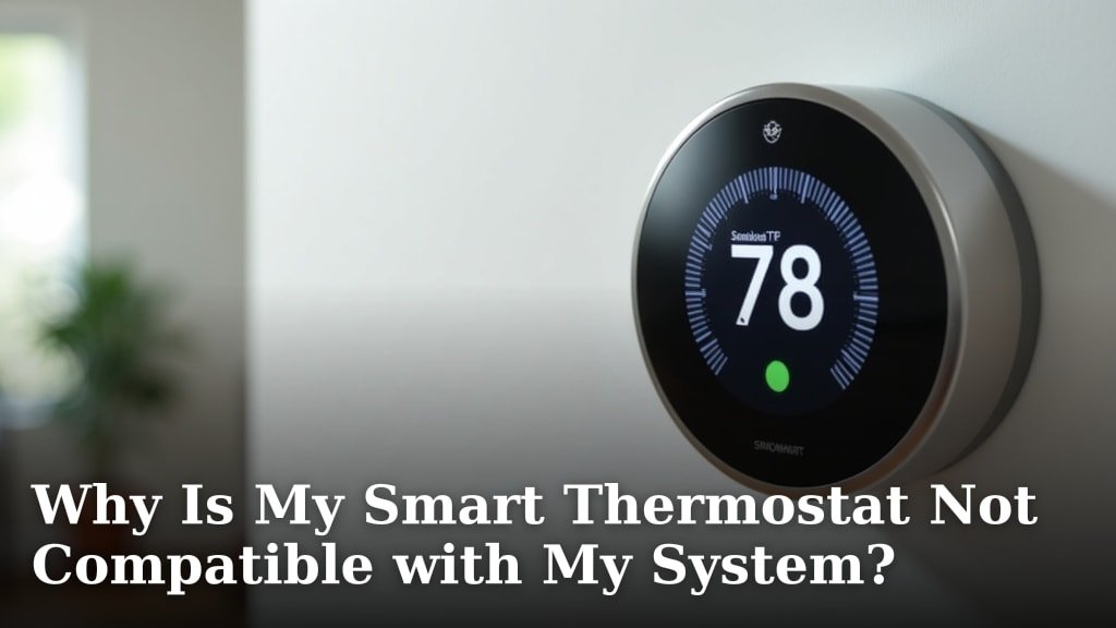 Why Is My Smart Thermostat Not Compatible with My System?