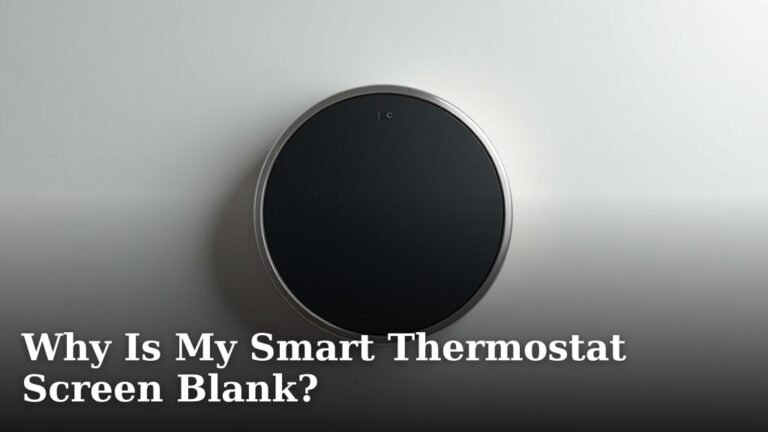 Why Is My Smart Thermostat Screen Blank?
