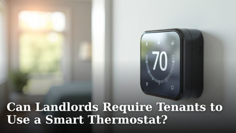 Can Landlords Require Tenants to Use a Smart Thermostat?