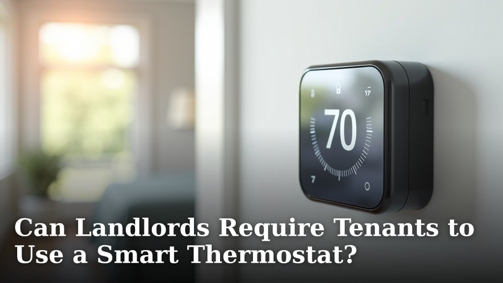 Can Landlords Require Tenants to Use a Smart Thermostat?