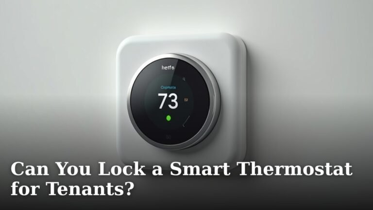 Can You Lock a Smart Thermostat for Tenants?