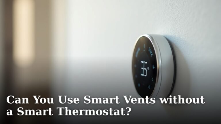 Can You Use Smart Vents without a Smart Thermostat?