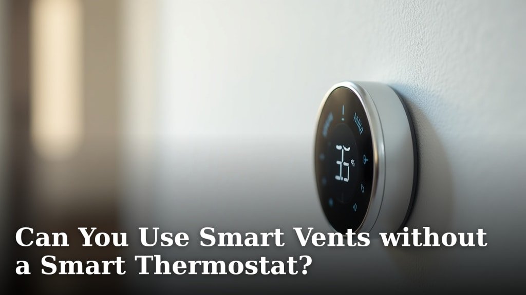 Can You Use Smart Vents without a Smart Thermostat?