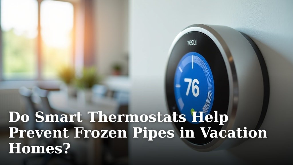 Do Smart Thermostats Help Prevent Frozen Pipes in Vacation Homes?