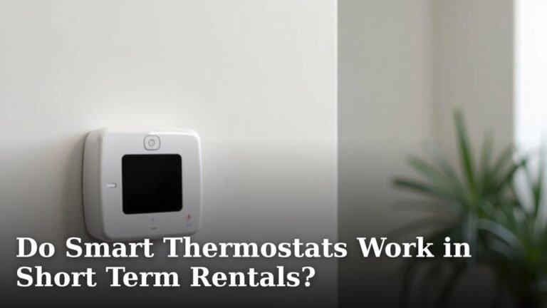 Do Smart Thermostats Work in Short Term Rentals?
