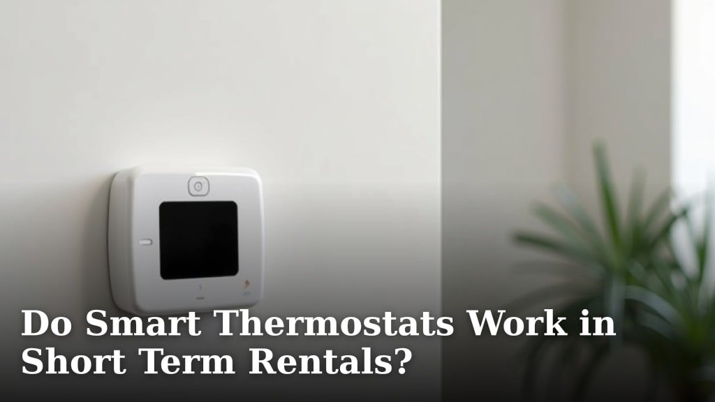 Do Smart Thermostats Work in Short Term Rentals?