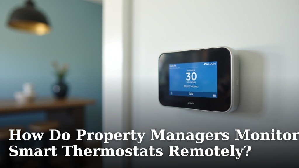 How Do Property Managers Monitor Smart Thermostats Remotely?