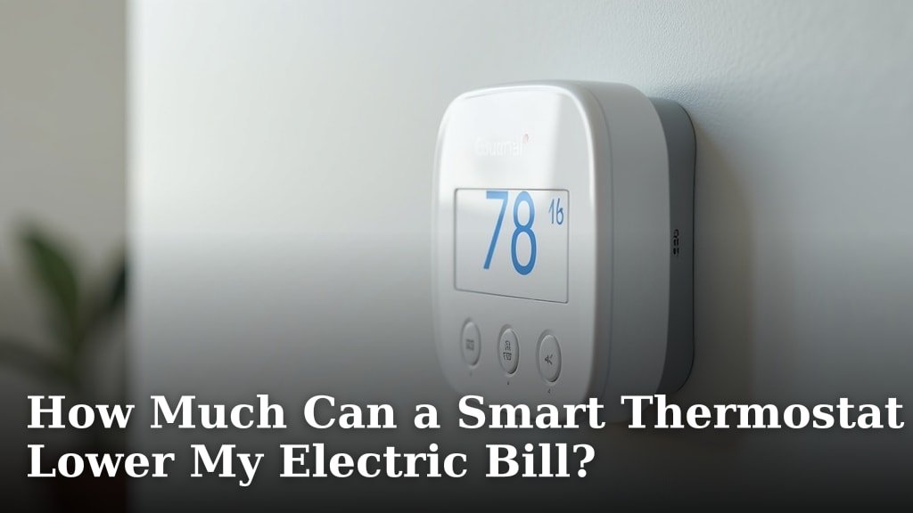 How Much Can a Smart Thermostat Lower My Electric Bill?