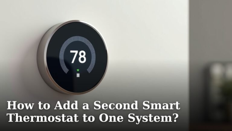 How to Add a Second Smart Thermostat to One System?