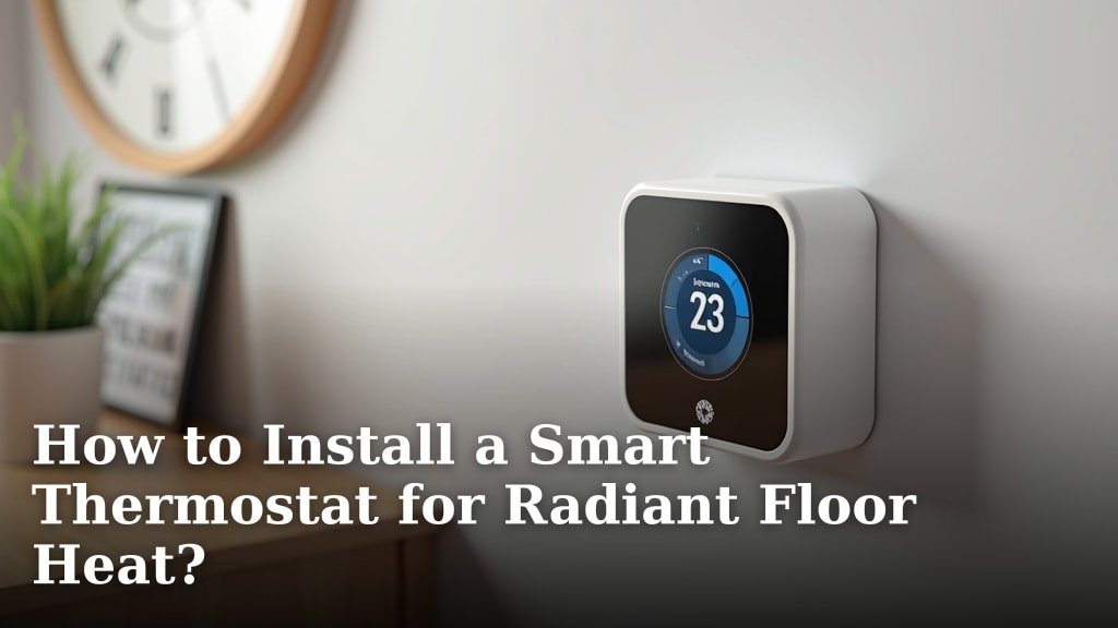 How to Install a Smart Thermostat for Radiant Floor Heat?
