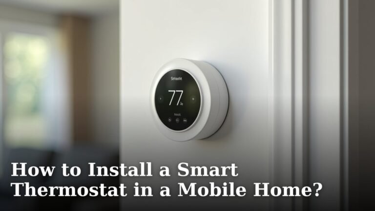How to Install a Smart Thermostat in a Mobile Home?