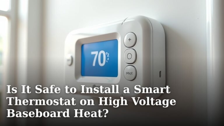 Is It Safe to Install a Smart Thermostat on High Voltage Baseboard Heat?