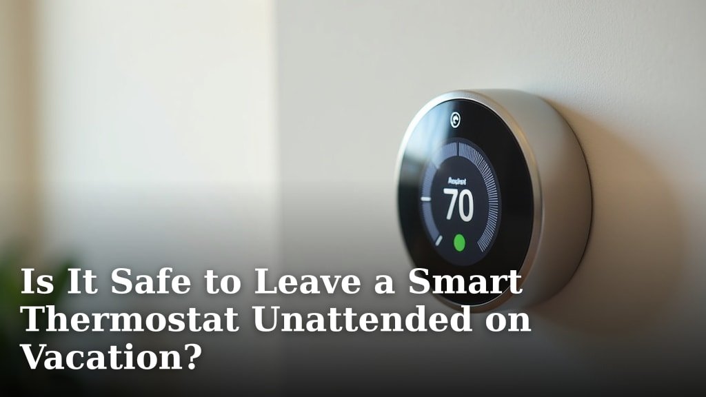 Is It Safe to Leave a Smart Thermostat Unattended on Vacation?