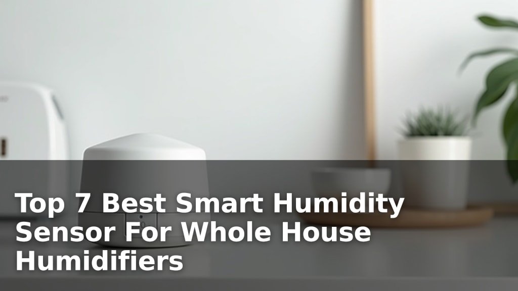 Top 7 Best Smart Humidity Sensor For Whole House Humidifiers