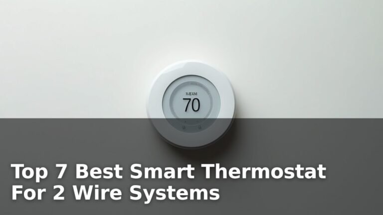 Top 7 Best Smart Thermostat For 2 Wire Systems