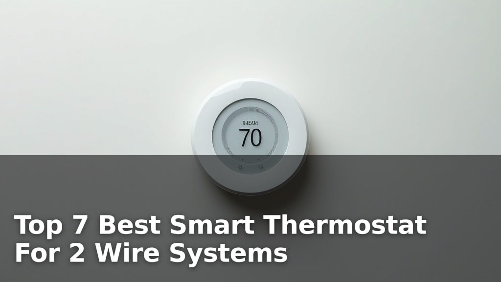 Top 7 Best Smart Thermostat For 2 Wire Systems