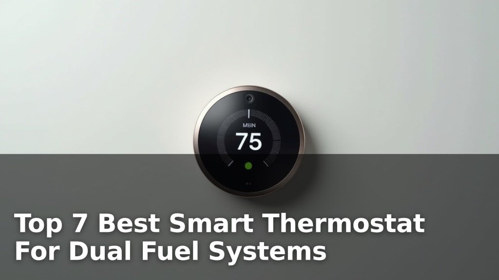 Top 7 Best Smart Thermostat For Dual Fuel Systems