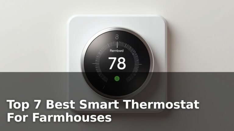 Top 7 Best Smart Thermostat For Farmhouses
