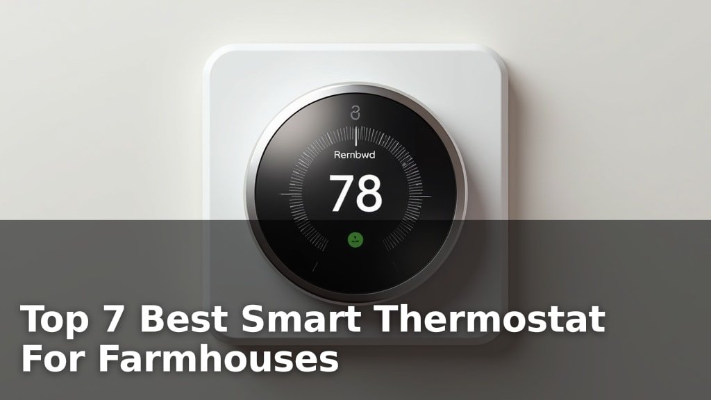 Top 7 Best Smart Thermostat For Farmhouses