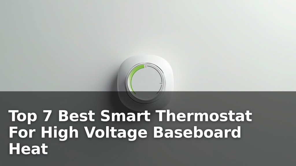 Top 7 Best Smart Thermostat For High Voltage Baseboard Heat
