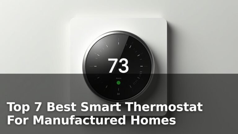 Top 7 Best Smart Thermostat For Manufactured Homes