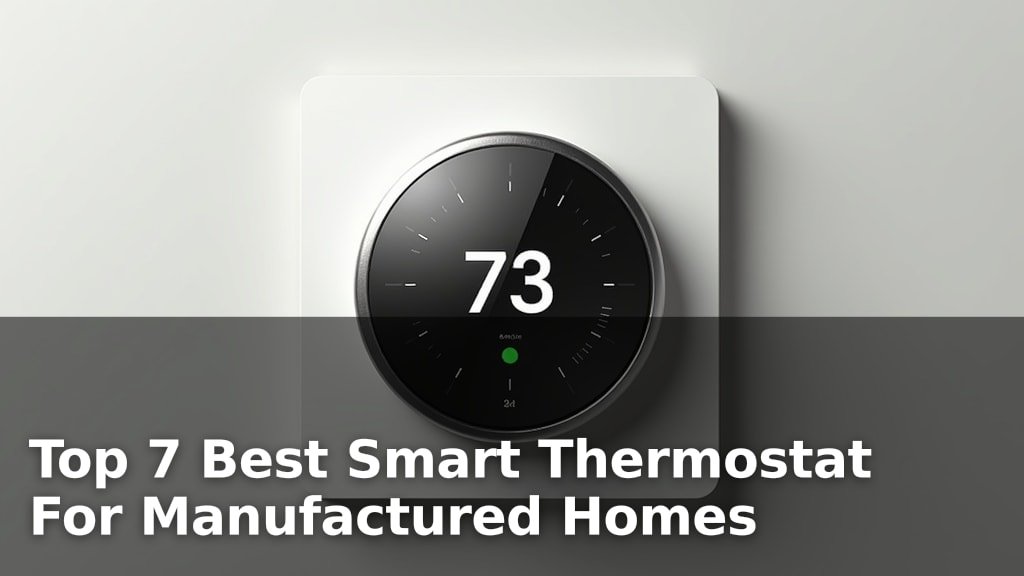 Top 7 Best Smart Thermostat For Manufactured Homes