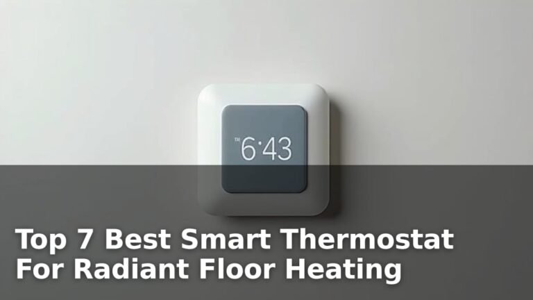 Top 7 Best Smart Thermostat For Radiant Floor Heating