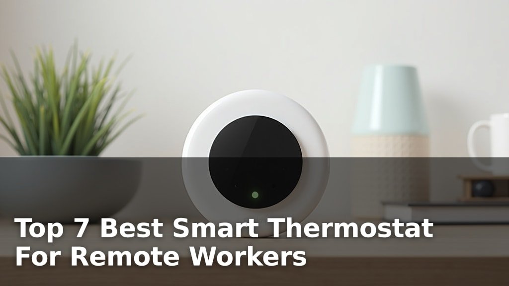 Top 7 Best Smart Thermostat For Remote Workers