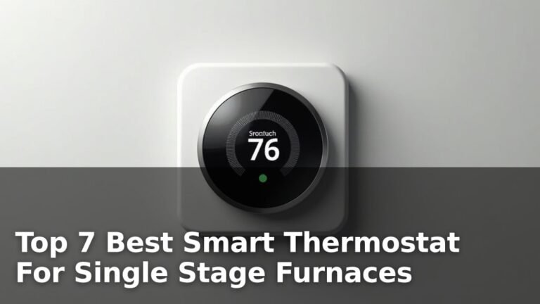 Top 7 Best Smart Thermostat For Single Stage Furnaces