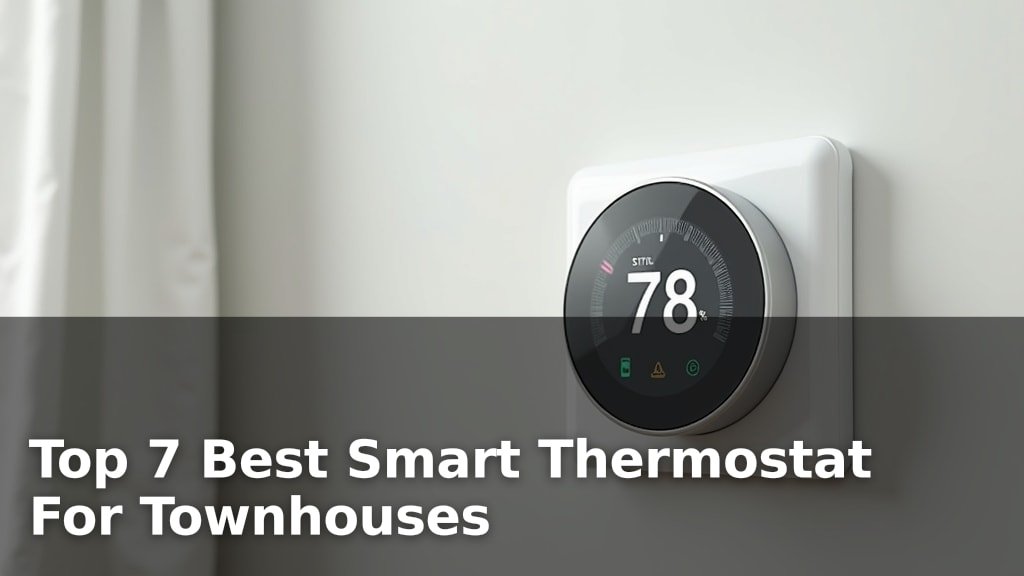 Top 7 Best Smart Thermostat For Townhouses