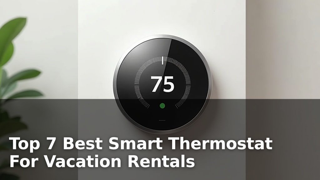 Top 7 Best Smart Thermostat For Vacation Rentals