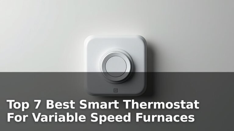 Top 7 Best Smart Thermostat For Variable Speed Furnaces