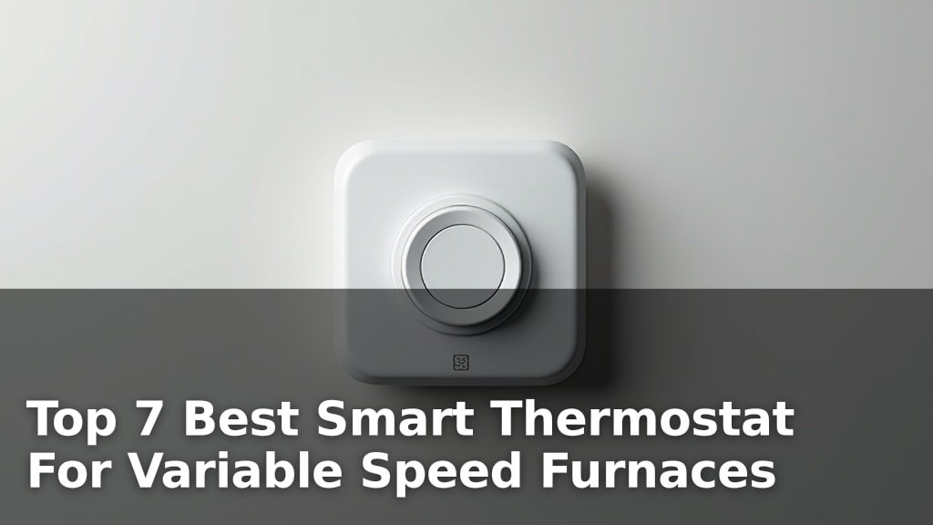Top 7 Best Smart Thermostat For Variable Speed Furnaces