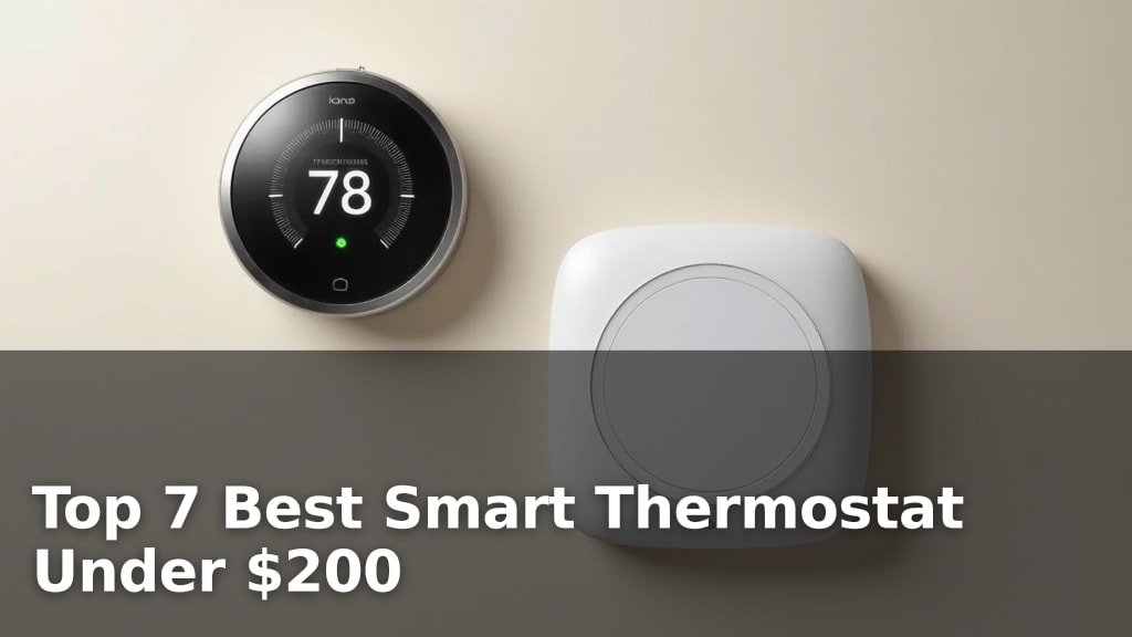 Top 7 Best Smart Thermostat Under $200