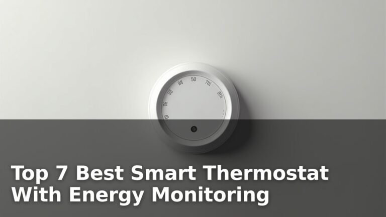 Top 7 Best Smart Thermostat With Energy Monitoring