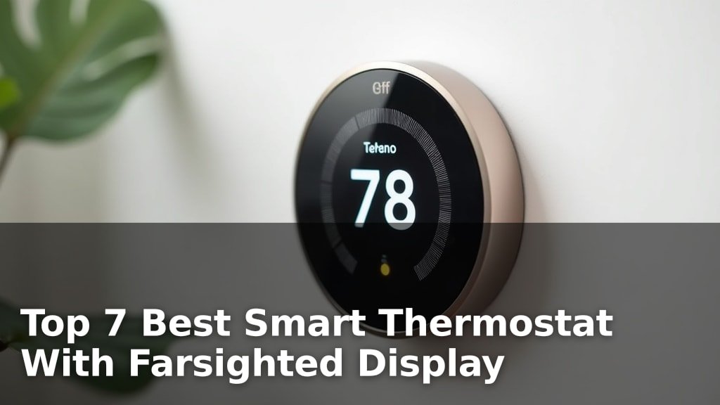 Top 7 Best Smart Thermostat With Farsighted Display