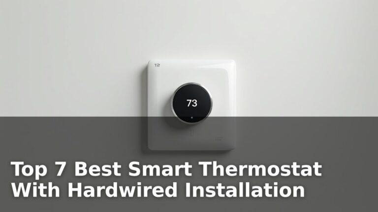 Top 7 Best Smart Thermostat With Hardwired Installation