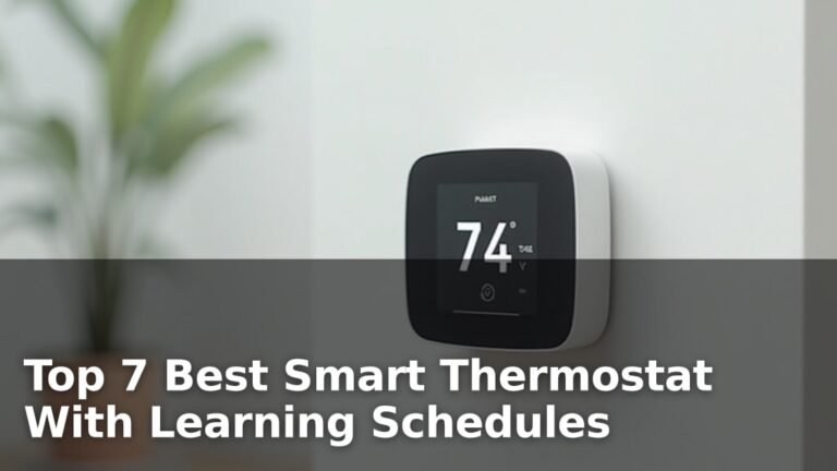 Top 7 Best Smart Thermostat With Learning Schedules