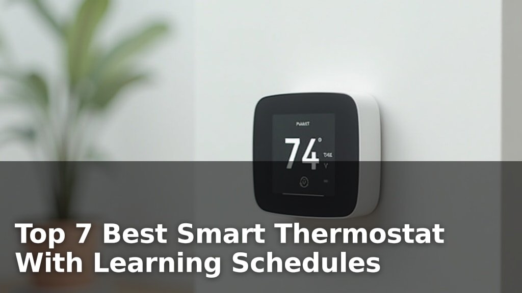 Top 7 Best Smart Thermostat With Learning Schedules