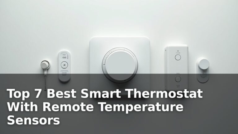 Top 7 Best Smart Thermostat With Remote Temperature Sensors