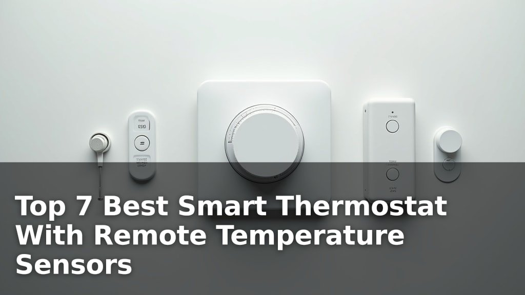 Top 7 Best Smart Thermostat With Remote Temperature Sensors