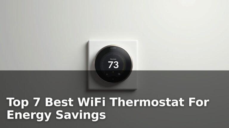 Top 7 Best WiFi Thermostat For Energy Savings