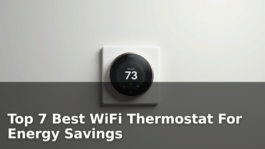 Top 7 Best WiFi Thermostat For Energy Savings