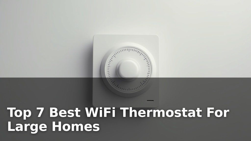 Top 7 Best WiFi Thermostat For Large Homes