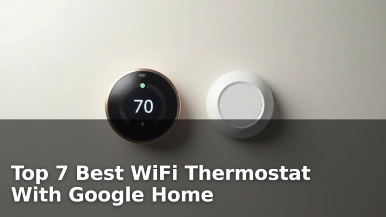 Top 7 Best WiFi Thermostat With Google Home