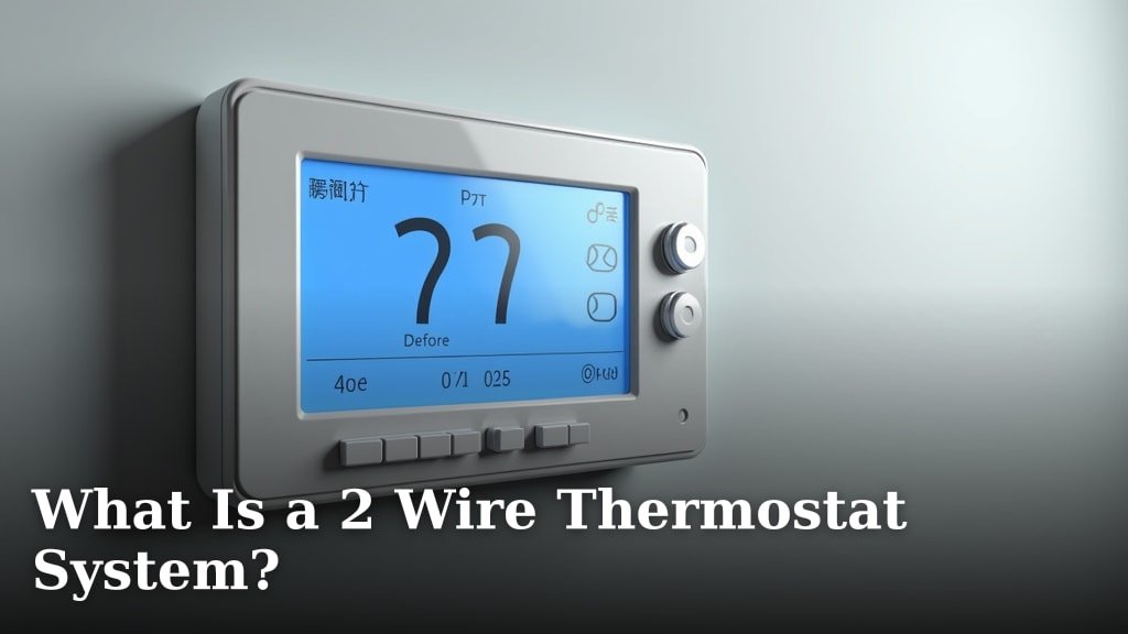 What Is a 2 Wire Thermostat System?
