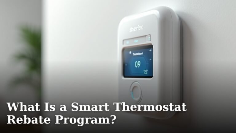 What Is a Smart Thermostat Rebate Program?