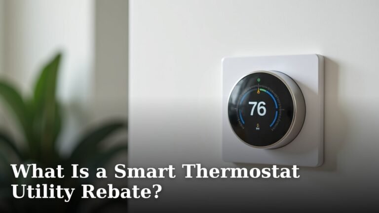 What Is a Smart Thermostat Utility Rebate?