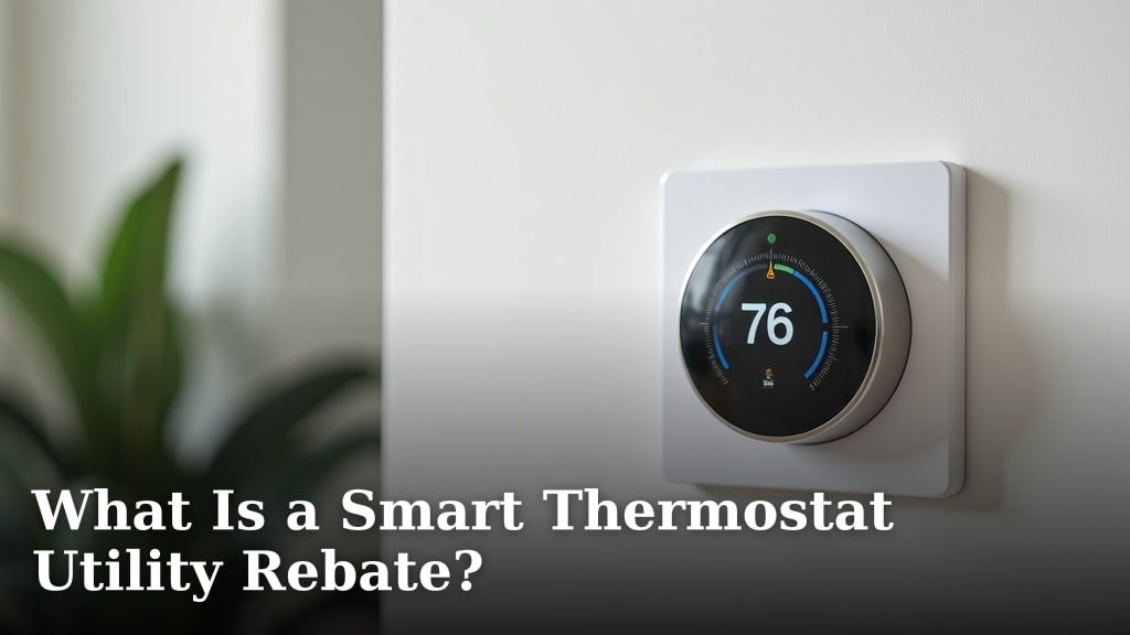 What Is a Smart Thermostat Utility Rebate?