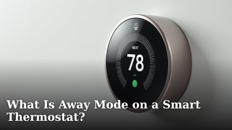 What Is Away Mode on a Smart Thermostat?